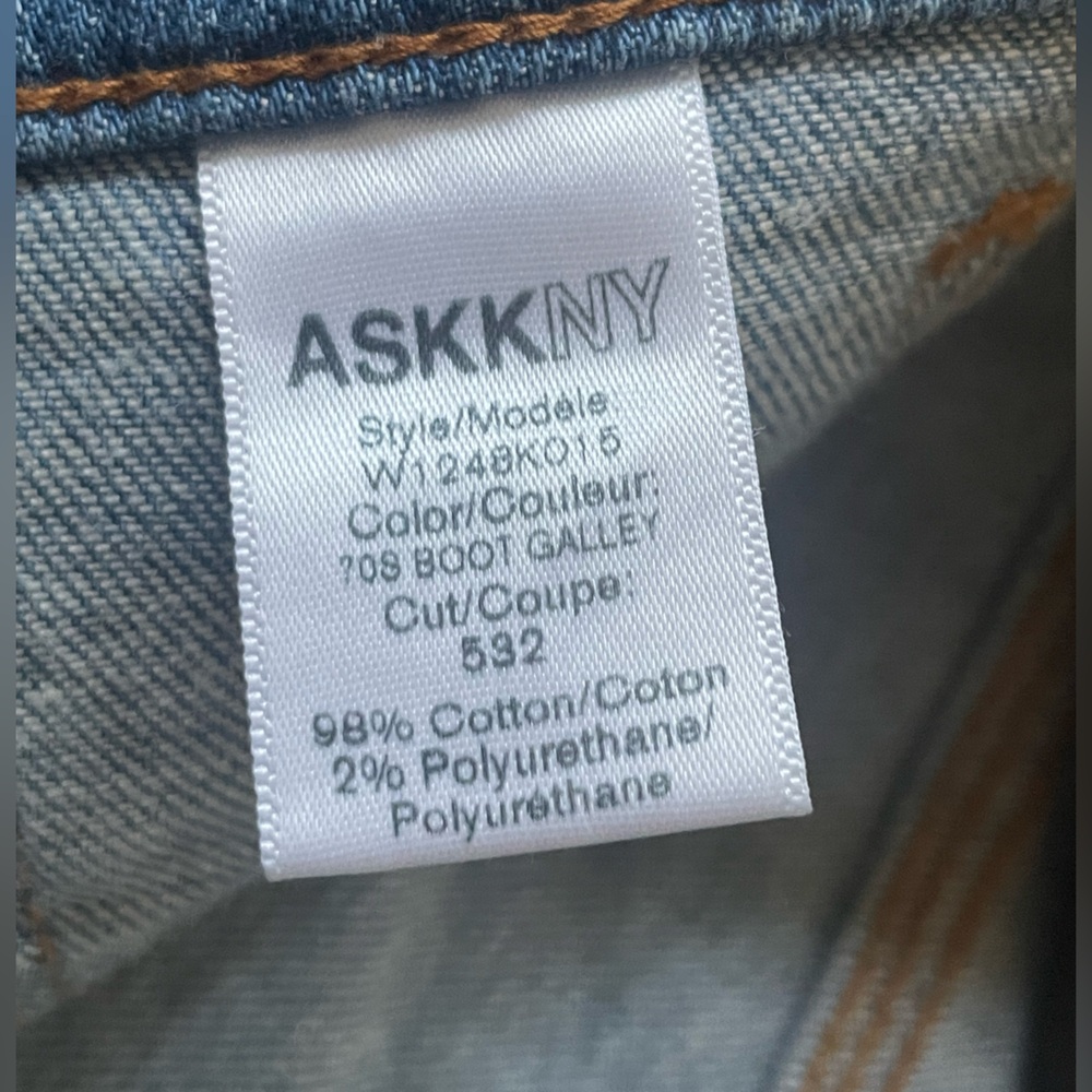 ASKK NY 70s bootcut jeans, 27 - Picture 5 of 11
